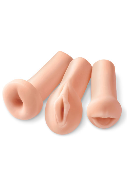 Mouth, Pussy & Butt Masturbator Set