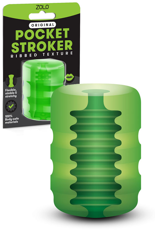 Pocket Ribbed Texture Stroker