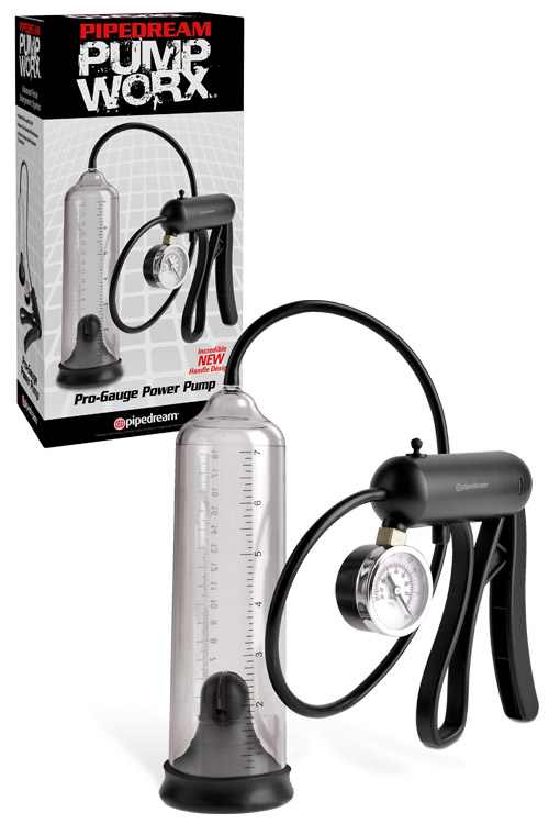 8.5" Penis Pump with Pressure Gauge