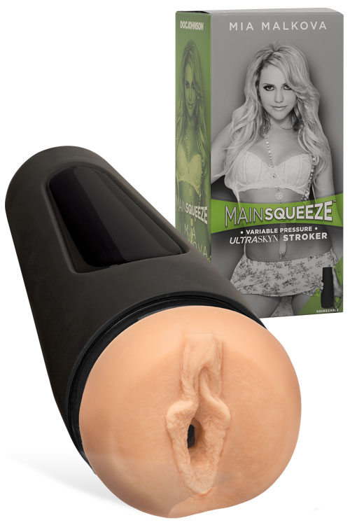 Squeezable Realistic 8" Masturbator Mia Malkova Pussy
