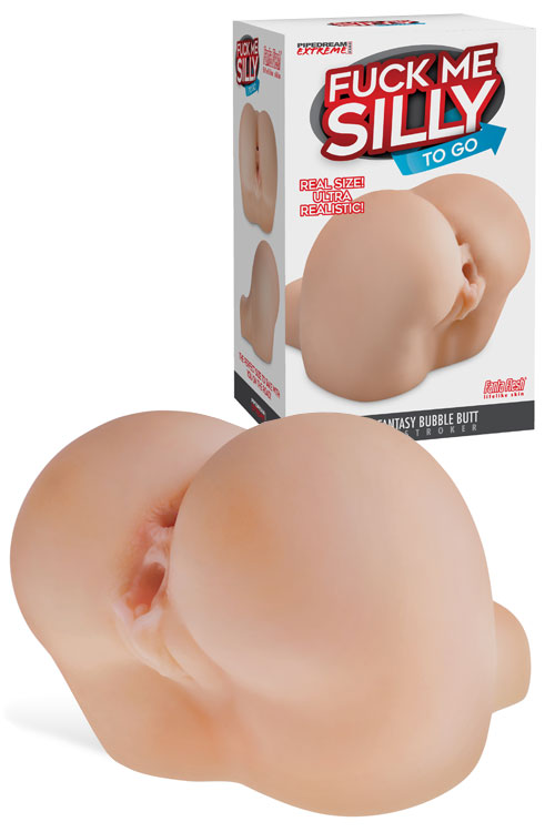 Realistic 6.25" Petite Bubble Butt Dual Entry Masturbator