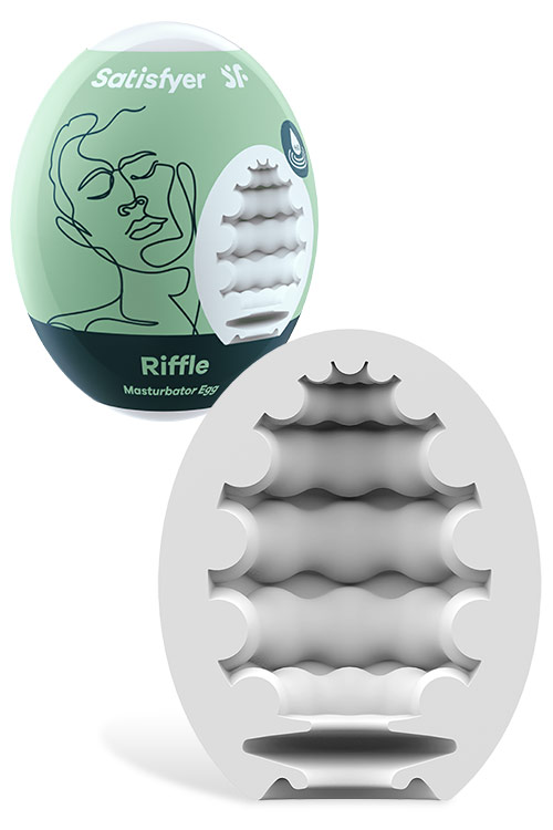 Masturbator Egg Single Riffle