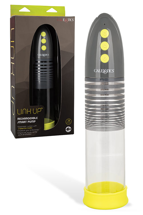 8" Link Up Rechargeable Smart Penis Pump