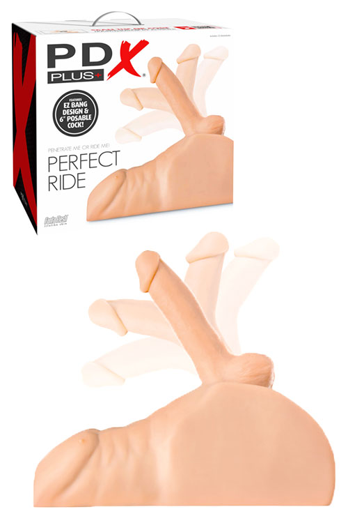 Perfect Ride Realistic Adjustable 6" Dildo & Masturbator