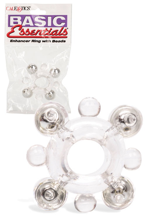Basic Essentials Beaded Penis Ring