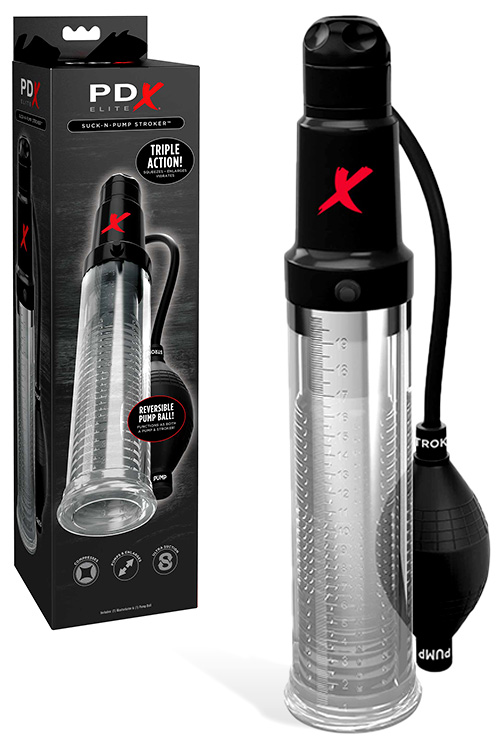 Elite Suck N Pump 13" Stroker & Penis Pump