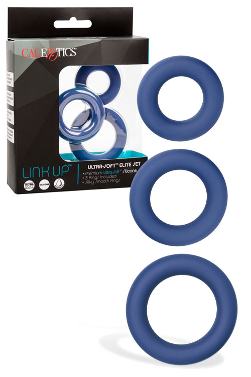 Link Up Elite 3 Piece Cock Ring Set