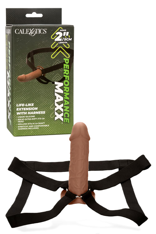 Performance Maxx 7" Life Like Penis Extension Sleeve plus Harness