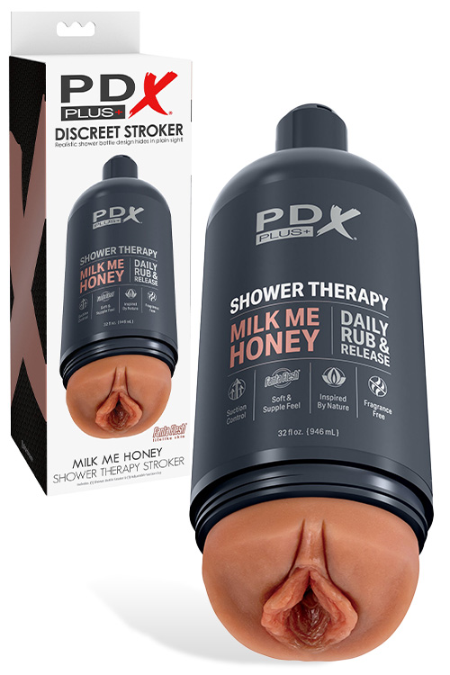 Milk Me Honey 8.1" Discreet Shower Bottle Stroker