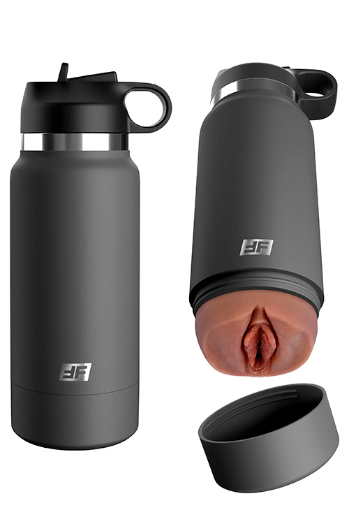 Fap Flask Secret Delight 9.4" Discreet Water Bottle Stroker