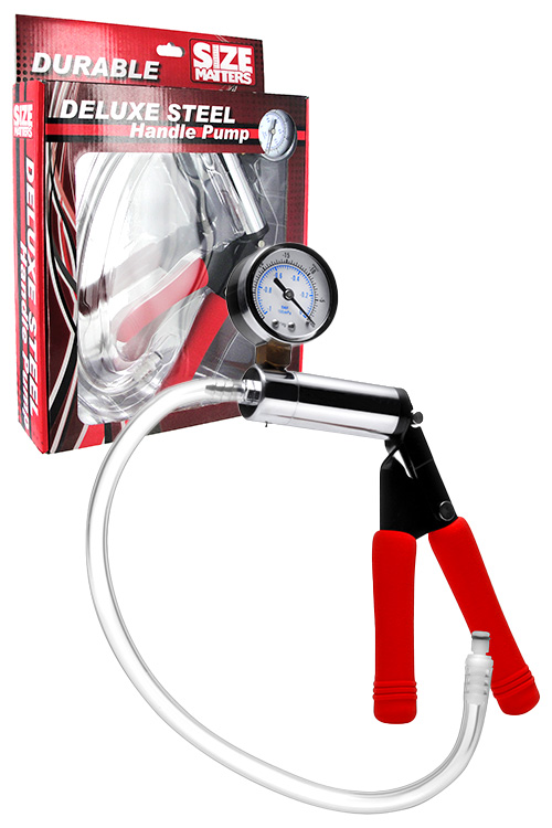 Primo Deluxe 9.5" Steel Penis Pump Handle