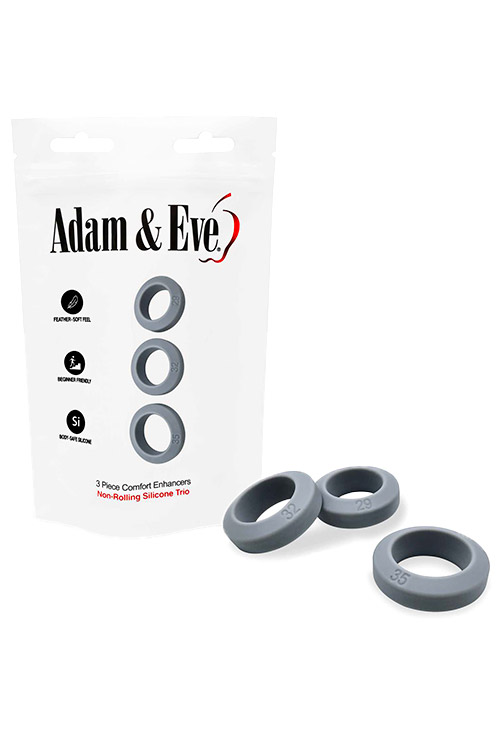 Silicone 3 Piece Cock Ring Set