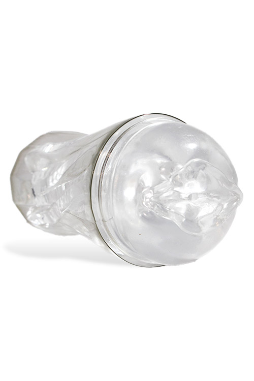 Adam's 7" Textured Crystal Clear Stroker