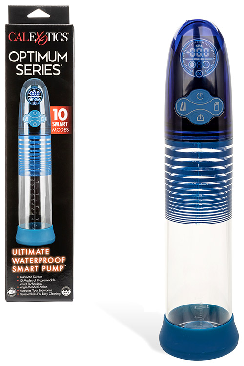 Optimum Series Ultimate Waterproof Smart 9" Penis Pump