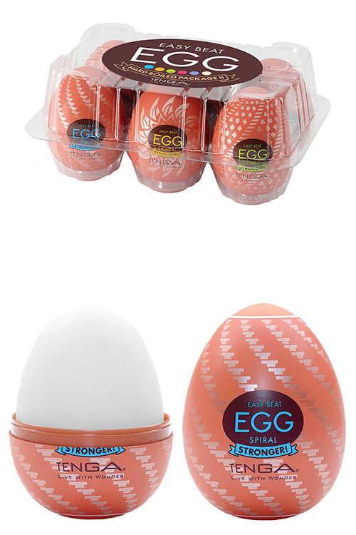 Hard Boiled 6 Pack Stroker Eggs