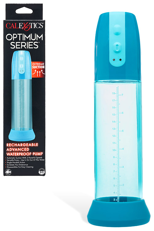 Optimum Series 8" Rechargeable Advanced Waterproof Penis Pump