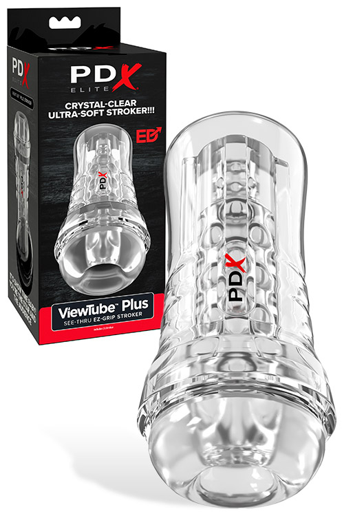 ViewTube Plus 8.25" Transparent Stroker