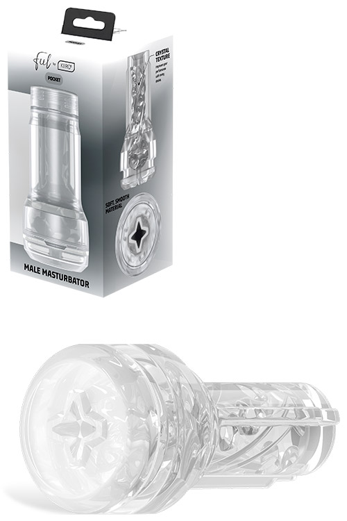 Feel Pocket Crystal 6.4" Compact Stroker