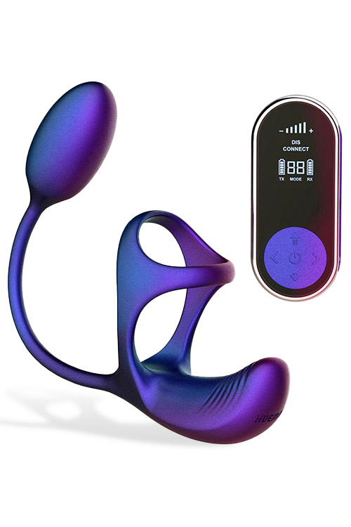 Halo Orbit 10.2" Cock Ring With Vibrating Egg & Remote Control
