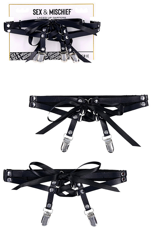Laced Up Corset Garters