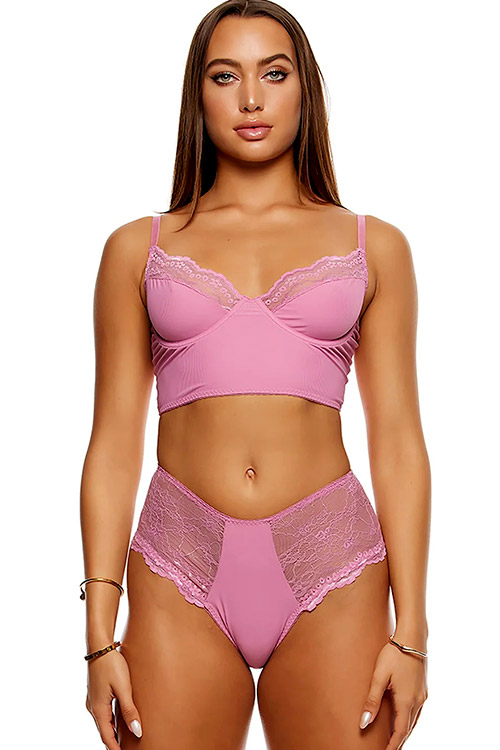 Off Duty Longline Bra & Panty 2 Piece Set