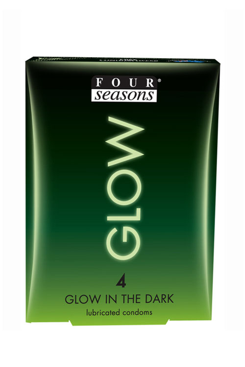 Glow-In-The-Dark Condoms (4 pack)