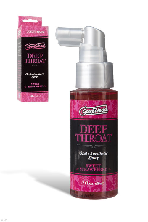 GoodHead Deep Throat Spray Strawberry (2 oz.)
