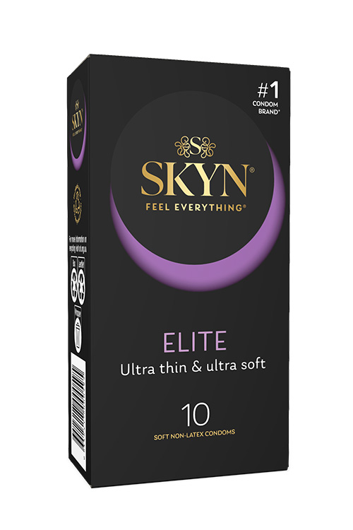 Elite 10 Pack Ultra Thin, Ultra Soft Non Latex Condoms