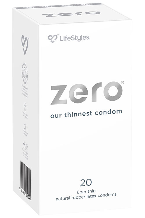 Zero 20 Pack Uber Thin Latex Condoms
