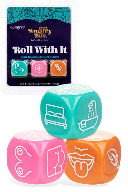 Naughty Bits Roll It 3 Piece Icon Based Sex Dice Game