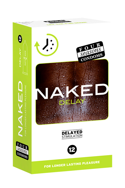 Naked Delay 12 Pack Latex Condoms