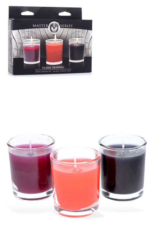 Flame Drippers 3 Piece BDSM Drip Candle Set