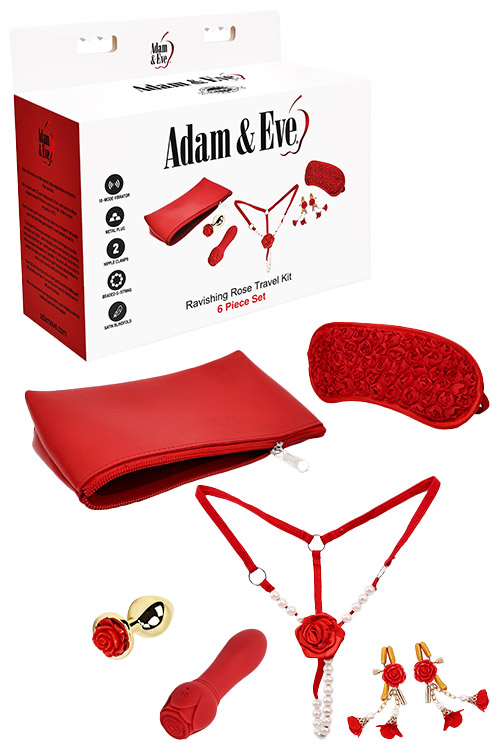 Ravishing Rose 6 Piece Couples Pleasure Kit