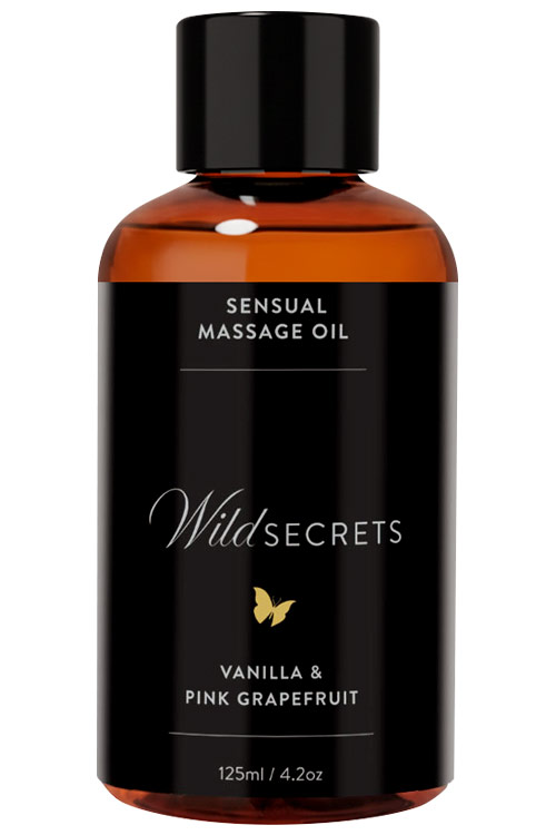 Vanilla & Pink Grapefruit Sensual Massage Oil | 125ml (4.2oz)