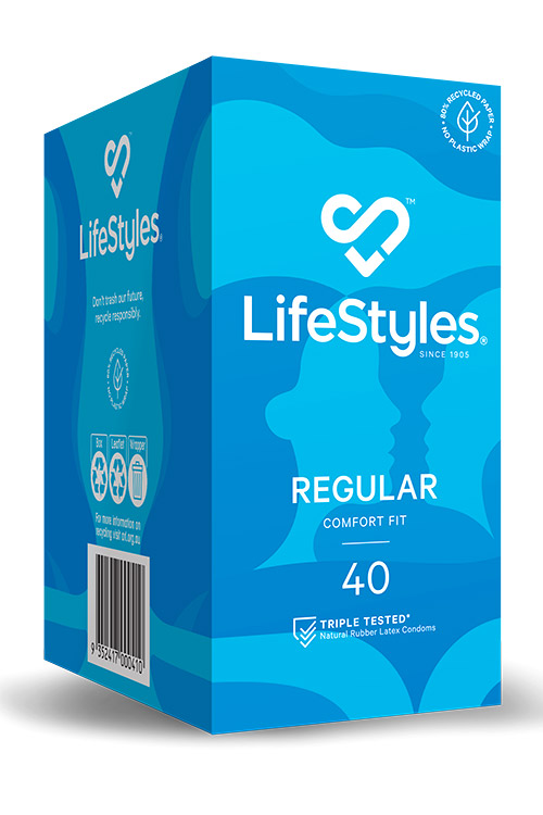 Regular 40 Pack Comfort Latex Condoms