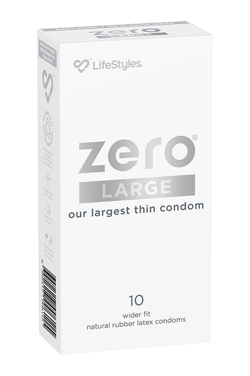 Zero Large 10 Pack Latex Condoms