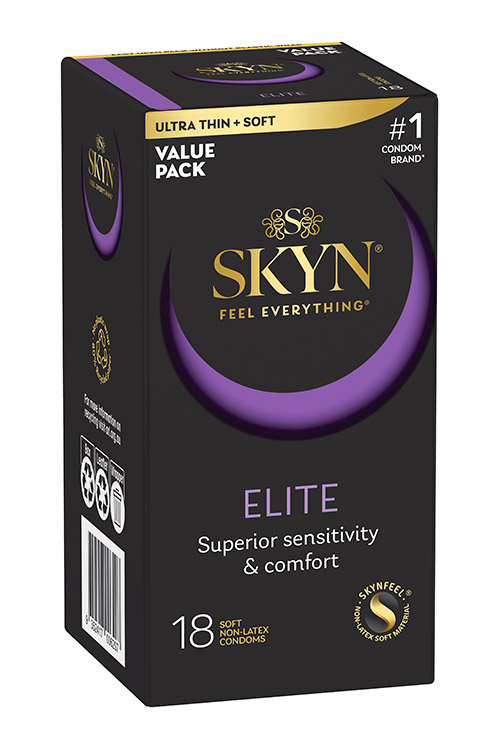 Elite 18 Pack Non Latex Condoms