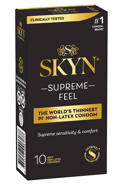 Supreme Feel 10 Pack Non Latex Condoms