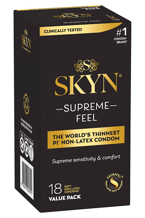 Supreme Feel 18 Pack Non Latex Condoms