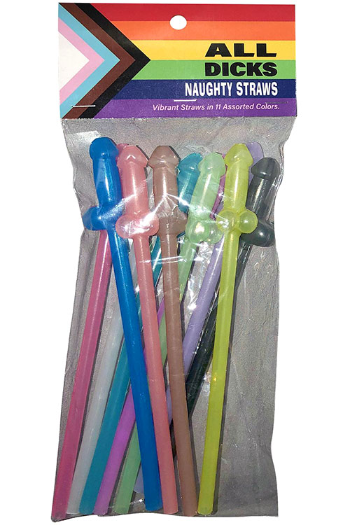 All Dicks Naughty Drinking Straws