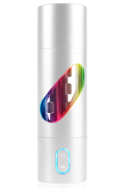 Rechargeable Rotating & Tickling 9.25" Masturbator