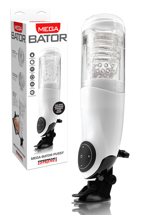 Mega Bator Pussy 11" Thrusting & Rotating Masturbator
