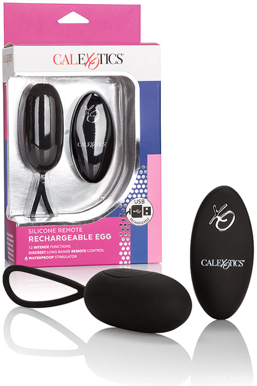 Remote Controlled 2.75 Rechargeable Vibrating Silicone Egg