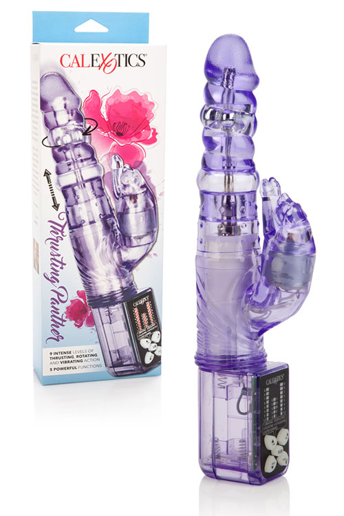 Thrusting & Rotating 10.5" Panther Vibrator