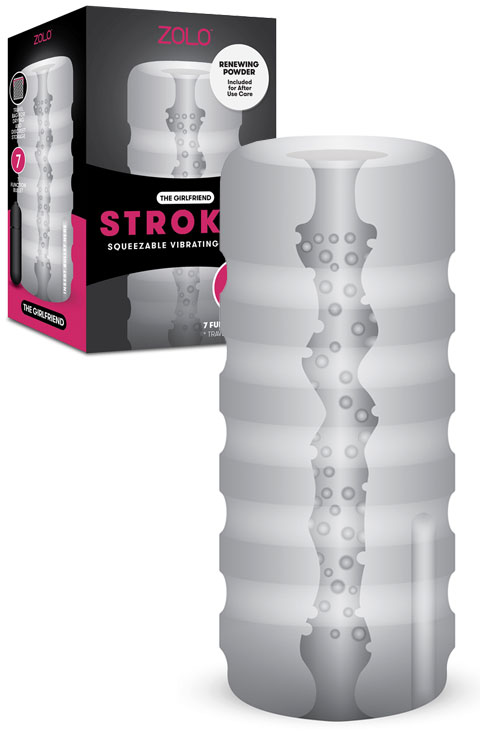 Girlfriend Squeezable Vibrating Masturbator