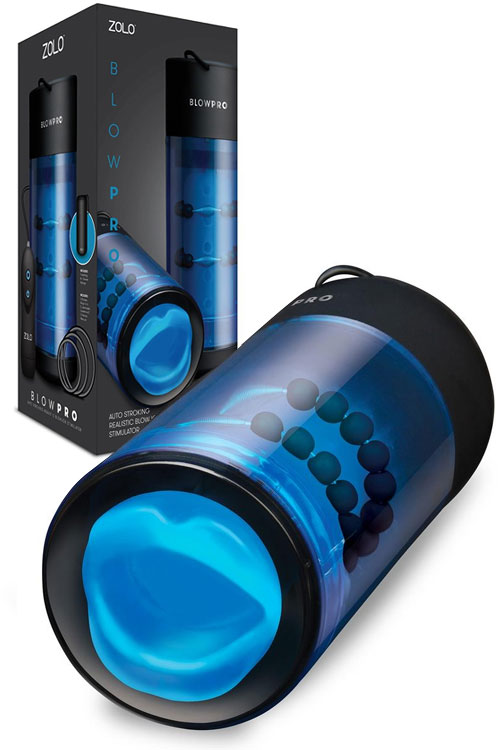 Blowpro 8.3" Ultra Realistic Remote Controlled Beaded Masturbator