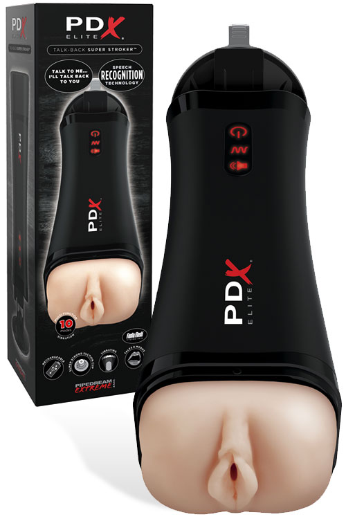 Talk Back Interactive Vibrating Masturbator