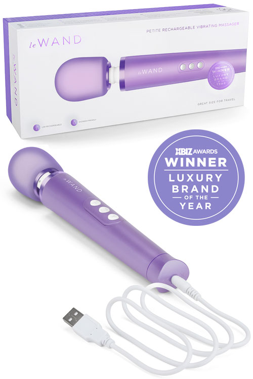 Petite Rechargeable Cordless 10" Massager with Flexible Head