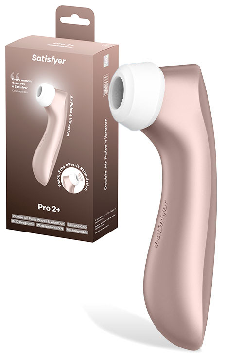 Pro 2 Gen 2 Plus 6.5" Air Pulse & Vibrating Clitoral Stimulator