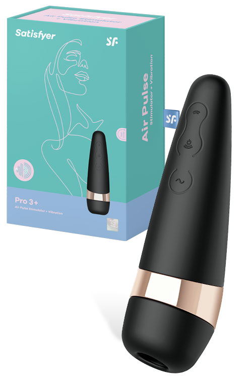 5.7" Pro 3 Plus Air Pulse Vibrating Clitoral Stimulator
